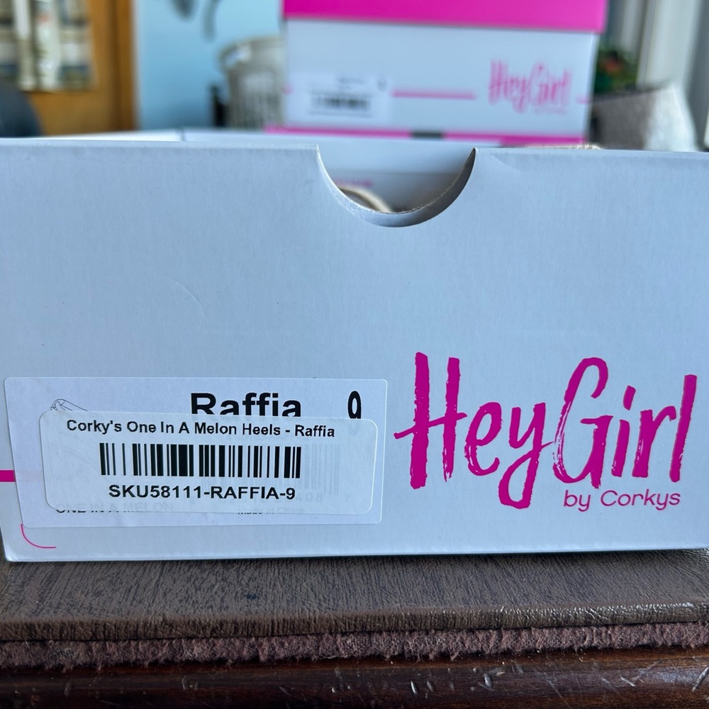 Hey Girl by Corkys Raffia Heels